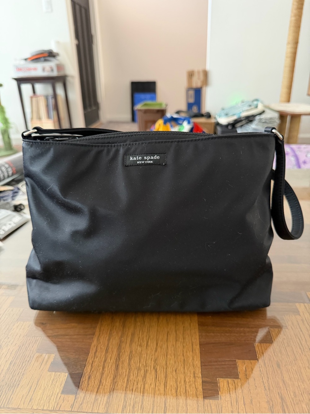 kate spade Black Nylon Shoulder Bag